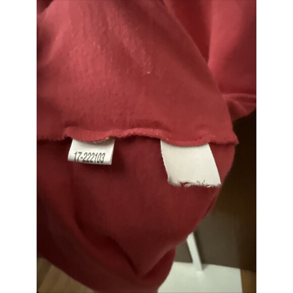 ?Vtg Ann Taylor LOFT Cotton Blend Minimalist Dress Pink Sz L Pleated Lg Buttons - Picture 5 of 5